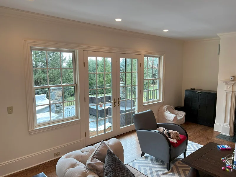 These windows and door will become a huge door